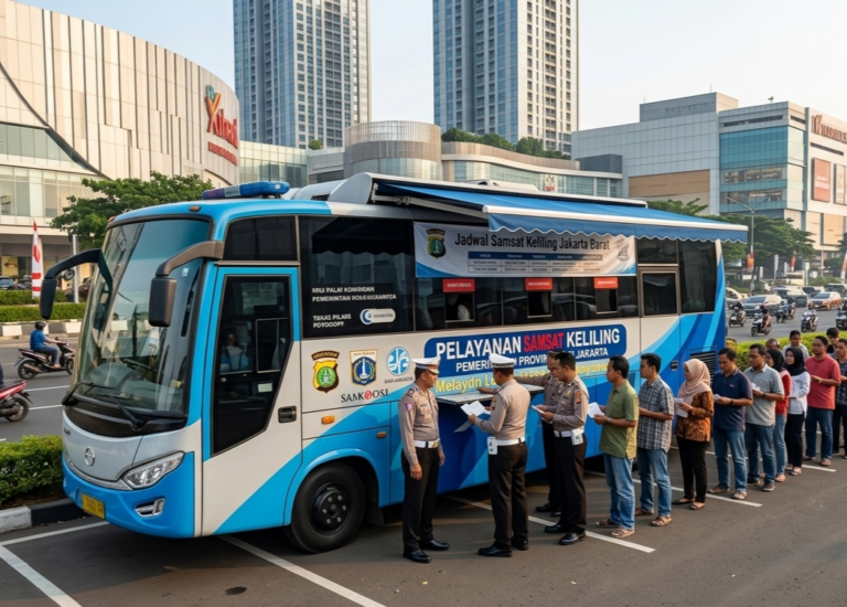 Jadwal Samsat Keliling Jakarta Barat Terbaru 2026