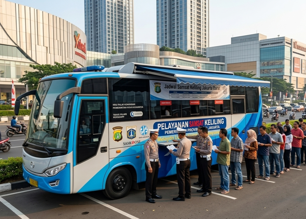 Jadwal Samsat Keliling Jakarta Barat Terbaru 2026