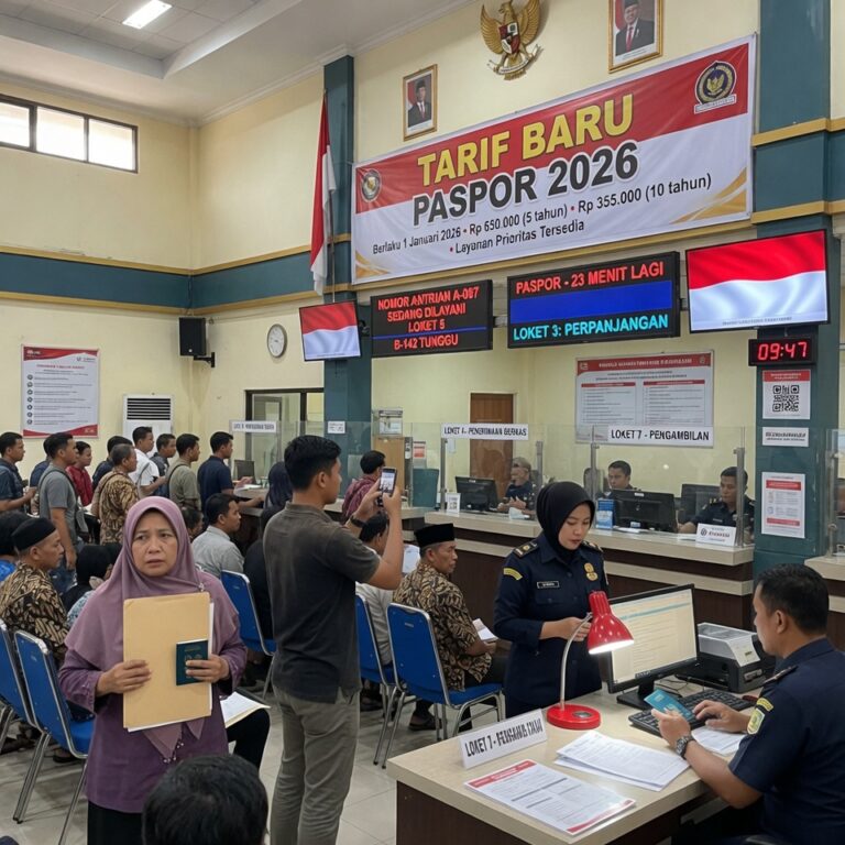 Kantor Imigrasi di Sumsel Terapkan Tarif Baru Paspor 2026